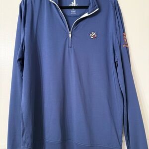 Johnnie-O Navy Blue Half-Zip Pullover men’s medium